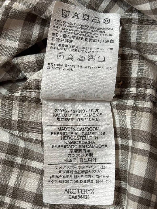 Arc'teryx Arc’teryx Kaslo LS Shirt Plaid L (Small flaws - see photos) Size US L / EU 52-54 / 3 - 10 Thumbnail