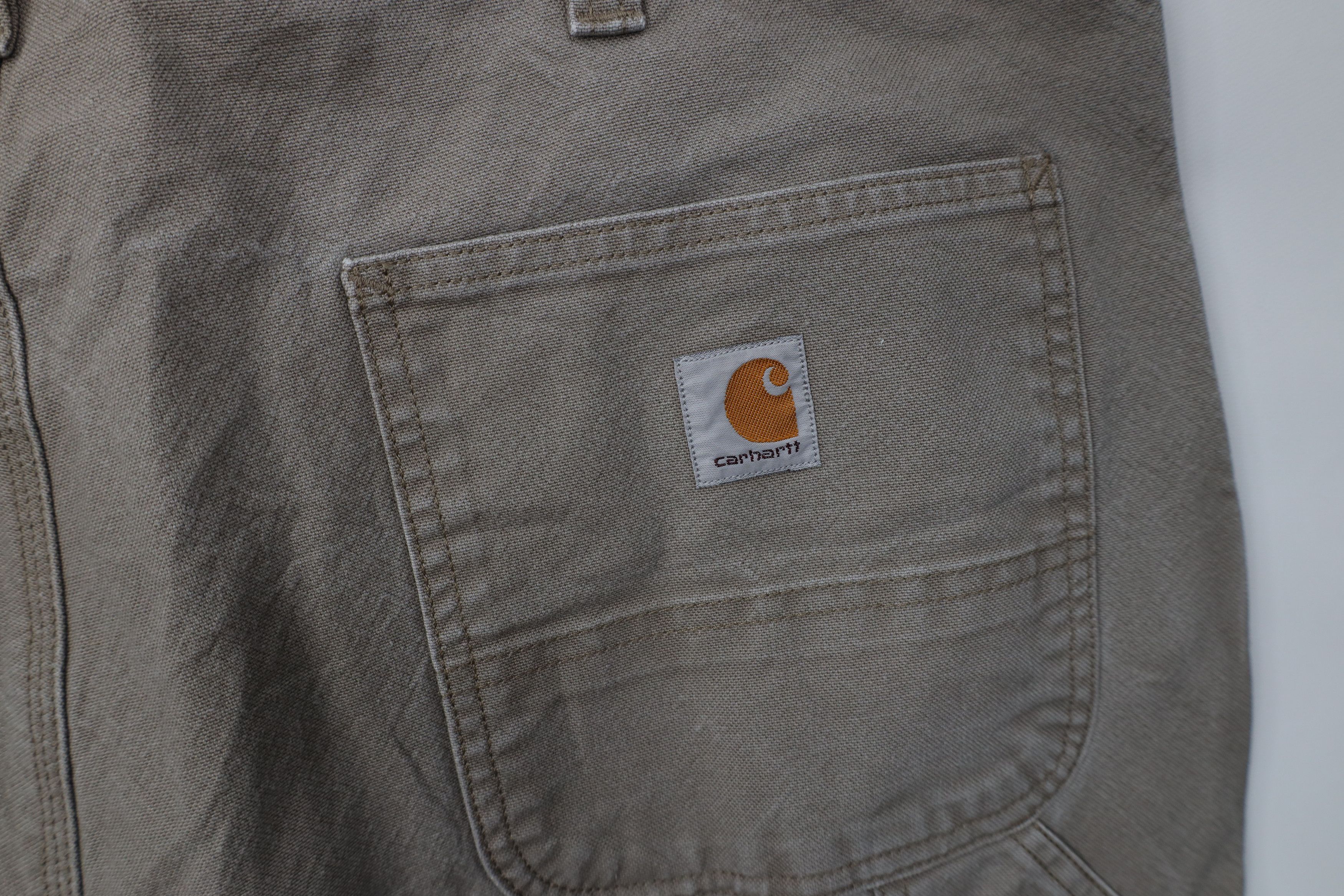 Carhartt Vintage Y2K Carhartt Relaxed Fit Wide Leg Dungaree Pants Size US 38 / EU 54 - 13 Thumbnail