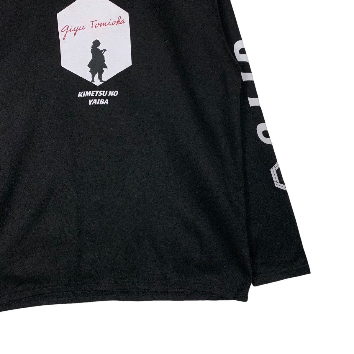 Vintage Demon Slayer Giyu Tomioka Long Sleeve T Shirt #1364-C62 Size US L / EU 52-54 / 3 - 4 Thumbnail