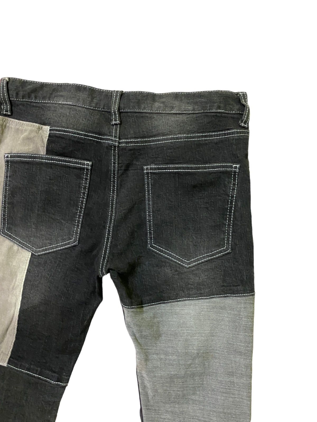 Designer × Japanese Brand Send Offer 👉 Cavaria Reconstructed Denim + Velvet Skinny Size US 28 / EU 44 - 12 Thumbnail