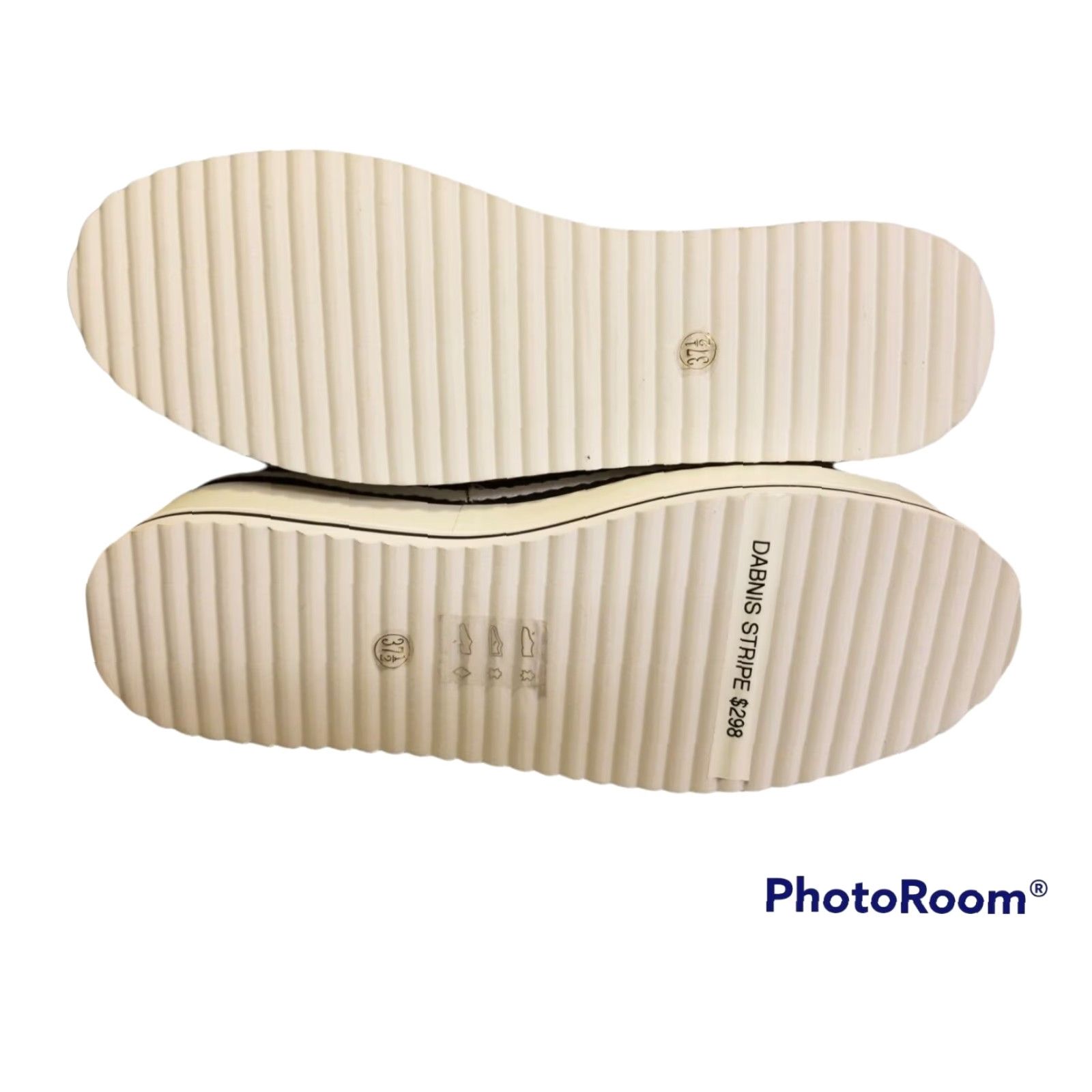 Joie VINTAGE Joie DABNIS STRIPE Platform Sneaker Ivory Black Size 7 Womens Size US 7 / IT 37 - 5 Thumbnail