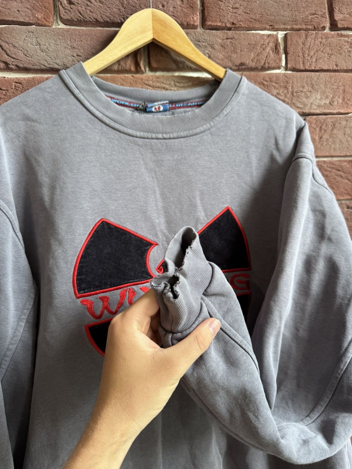 Wu-Tang Clan Wu Wear Worldwide Vintage Wu Tang Clan Rap Crewneck Sun Fade Size US XL / EU 56 / 4 - 6 Thumbnail