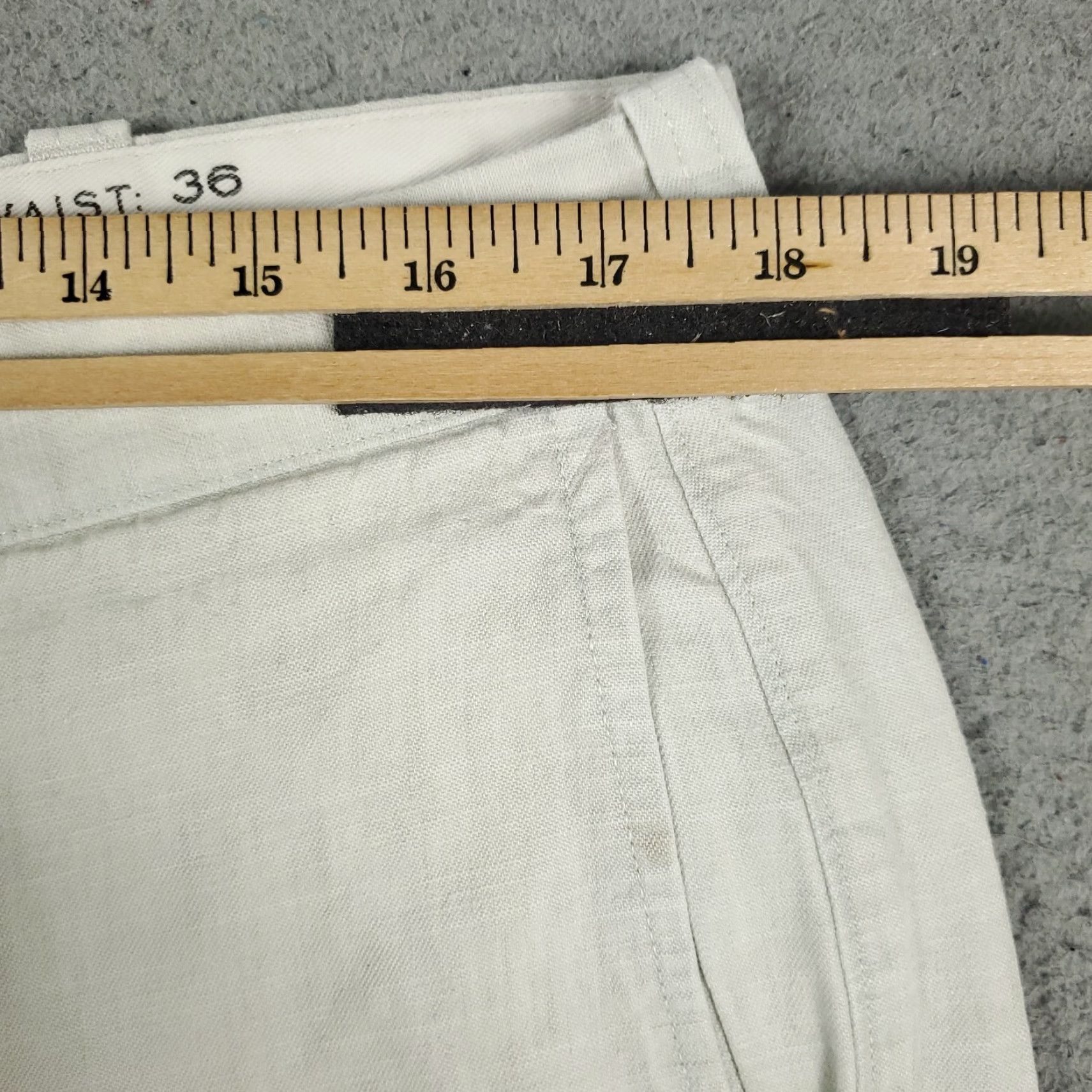 J.Crew VINTAGE J.CREW Shorts Mens Waist 36 Gray Chino Flat Front Casual Formal Workwear Size US 36 / EU 52 - 4 Thumbnail
