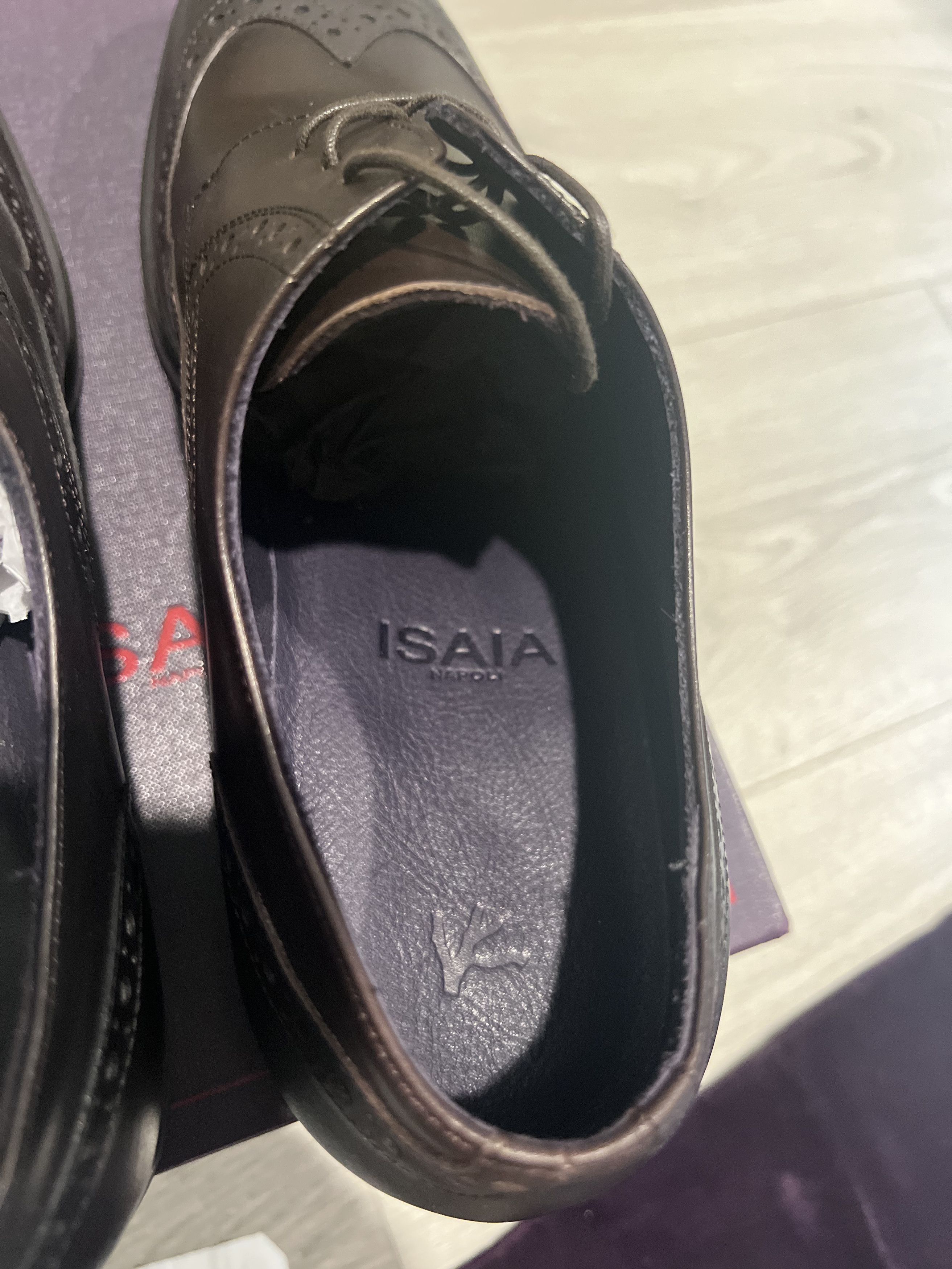 Isaia Isaia Brogues! made in italy, amazing quality Size US 8.5 / EU 41-42 - 8 Thumbnail
