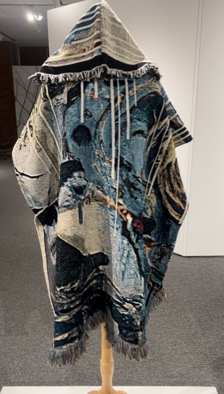 image of Poncho in Blue, Men's (Size Large)
