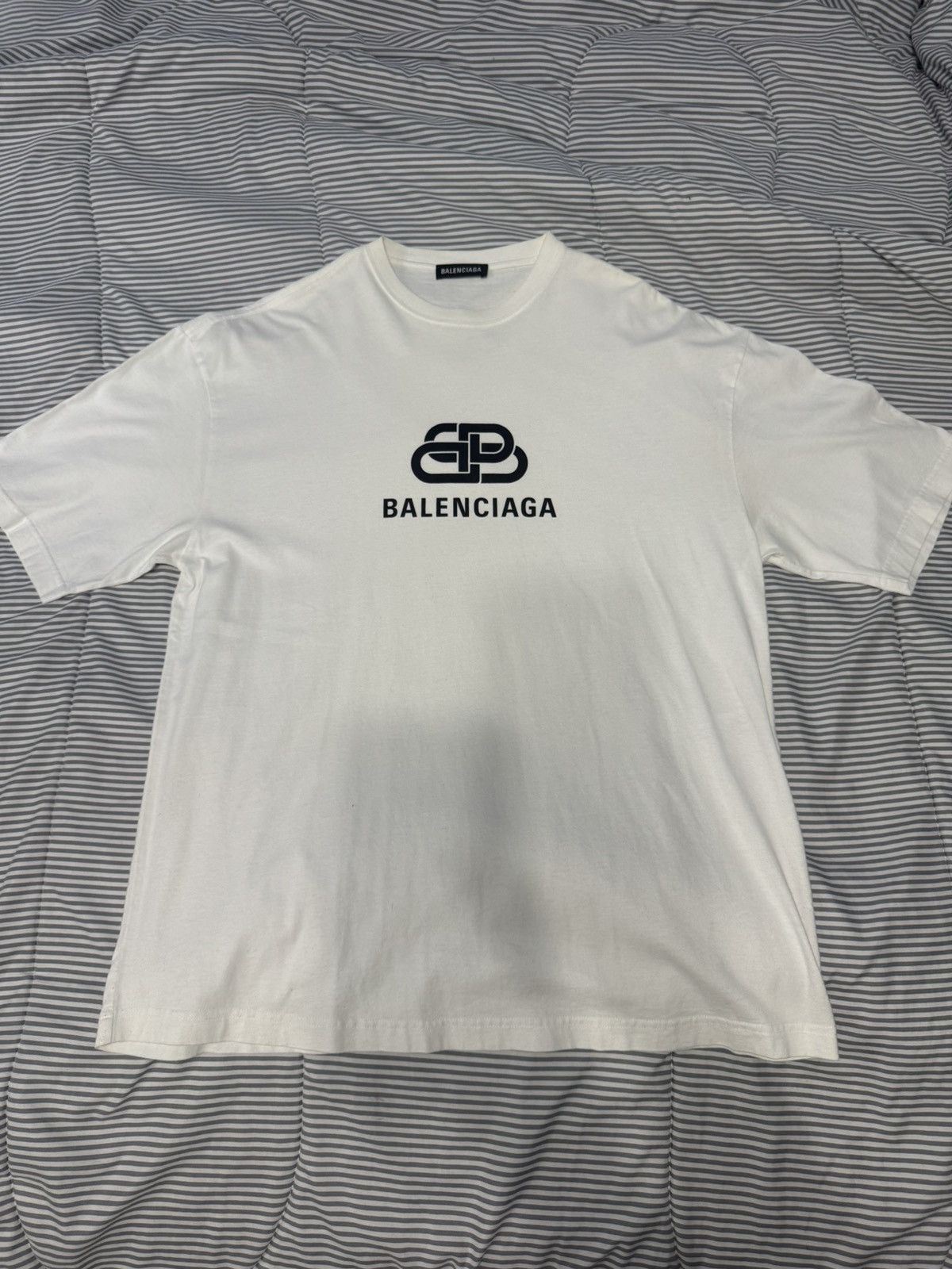 Balenciaga Balenciaga Interlock BB Tee Size US XXS / EU 40 - 1 Thumbnail