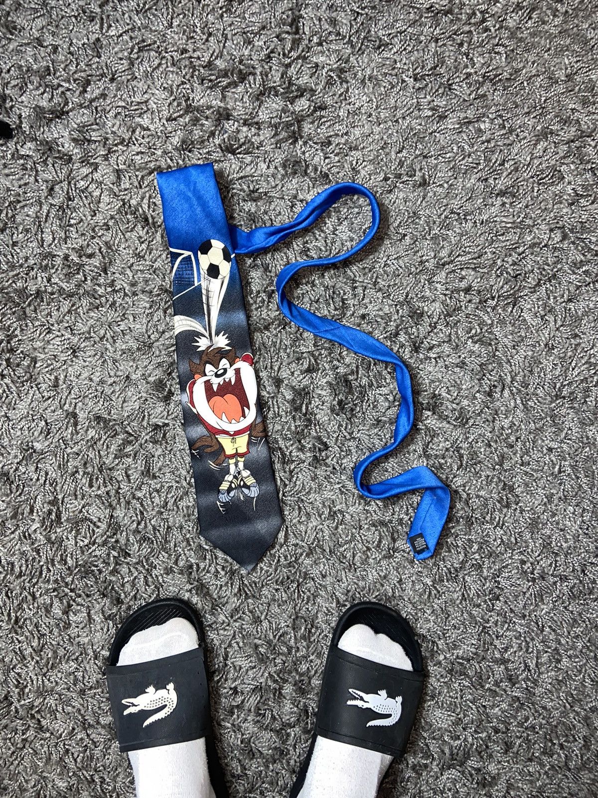 Vintage TAZ 1995 MOVIE WARNER BROS. LOONEY TUNES POLIESTER TIE Size ONE SIZE - 1 Thumbnail