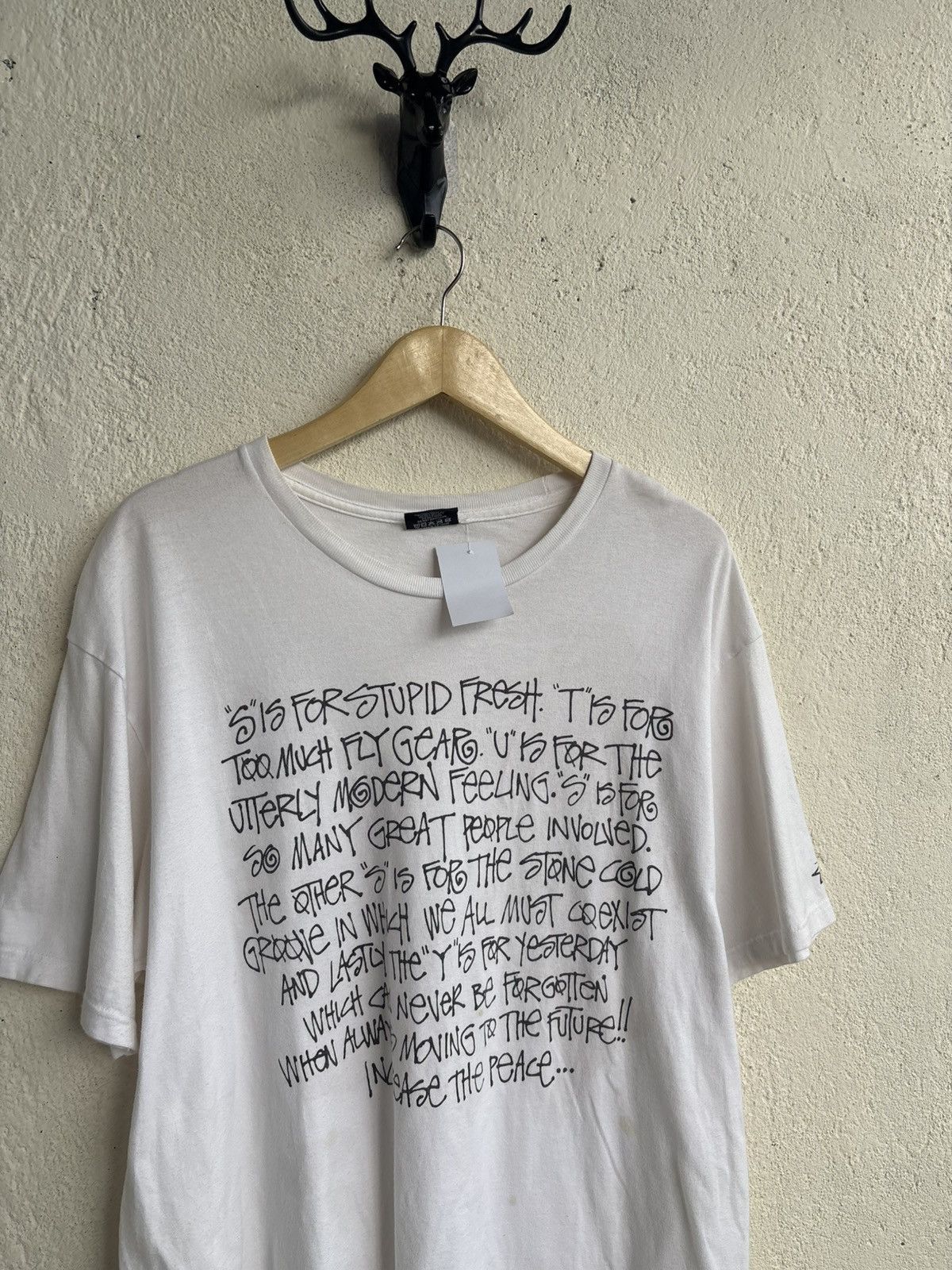 Stussy 2000s Stussy tribe poem logo Size US L / EU 52-54 / 3 - 2 Thumbnail