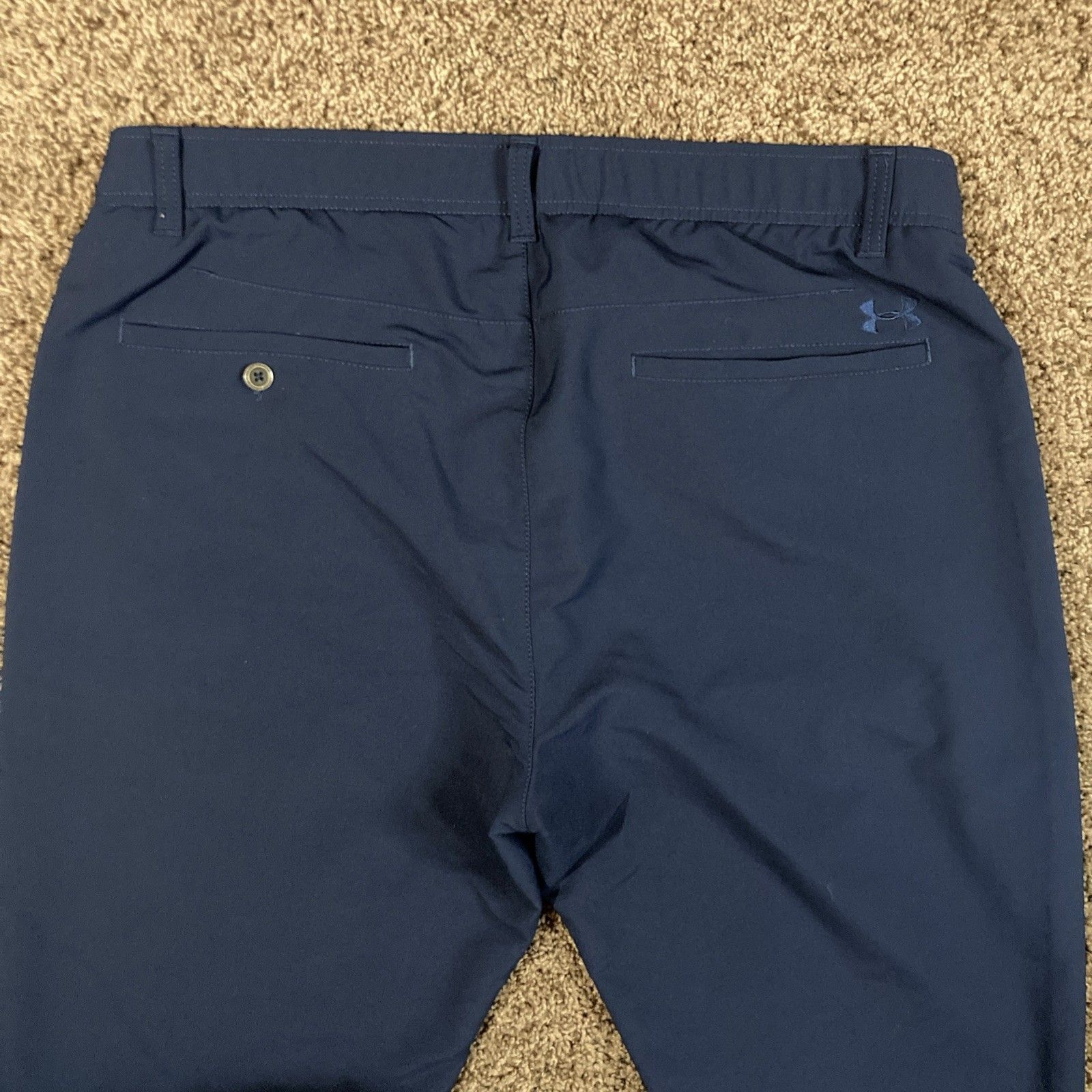 Under Armour Under Armour Men’s Navy Blue Golf Casual 38 Pants Size 38/36 Size US 38 / EU 54 - 9 Thumbnail