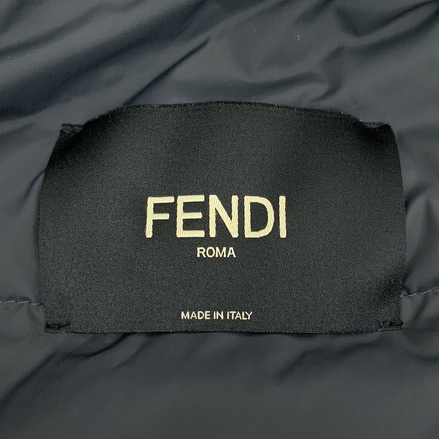 Fendi Fendi Badge Down Jacket Black (44) Size US S / EU 44-46 / 1 - 6 Thumbnail