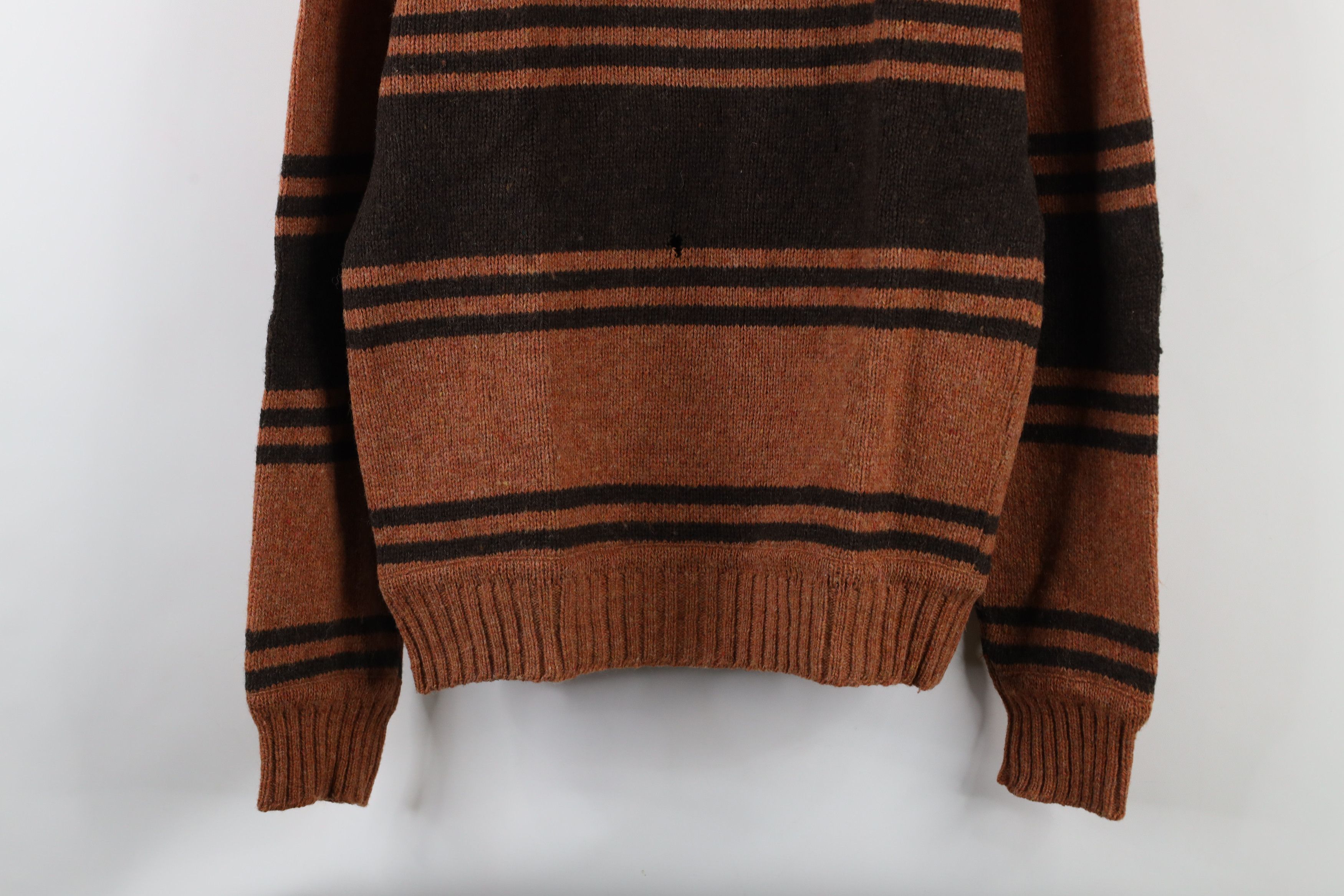 Vintage Vintage 70s Streetwear Wool Blend Knit Striped Sweater USA Size US M / EU 48-50 / 2 - 3 Thumbnail