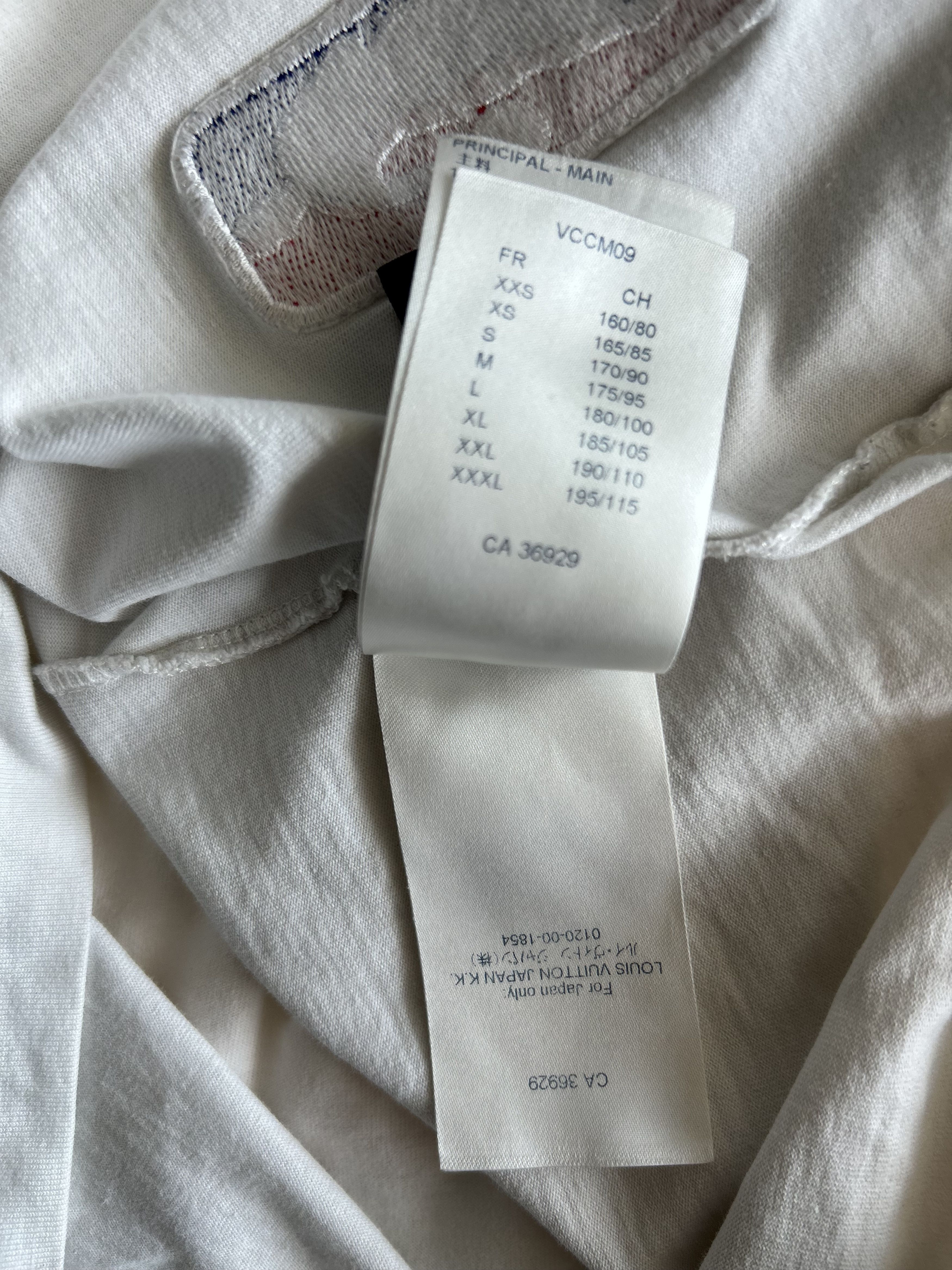 Louis Vuitton Louis Vuitton NBA White Logo T-Shirt Size US L / EU 52-54 / 3 - 5 Thumbnail
