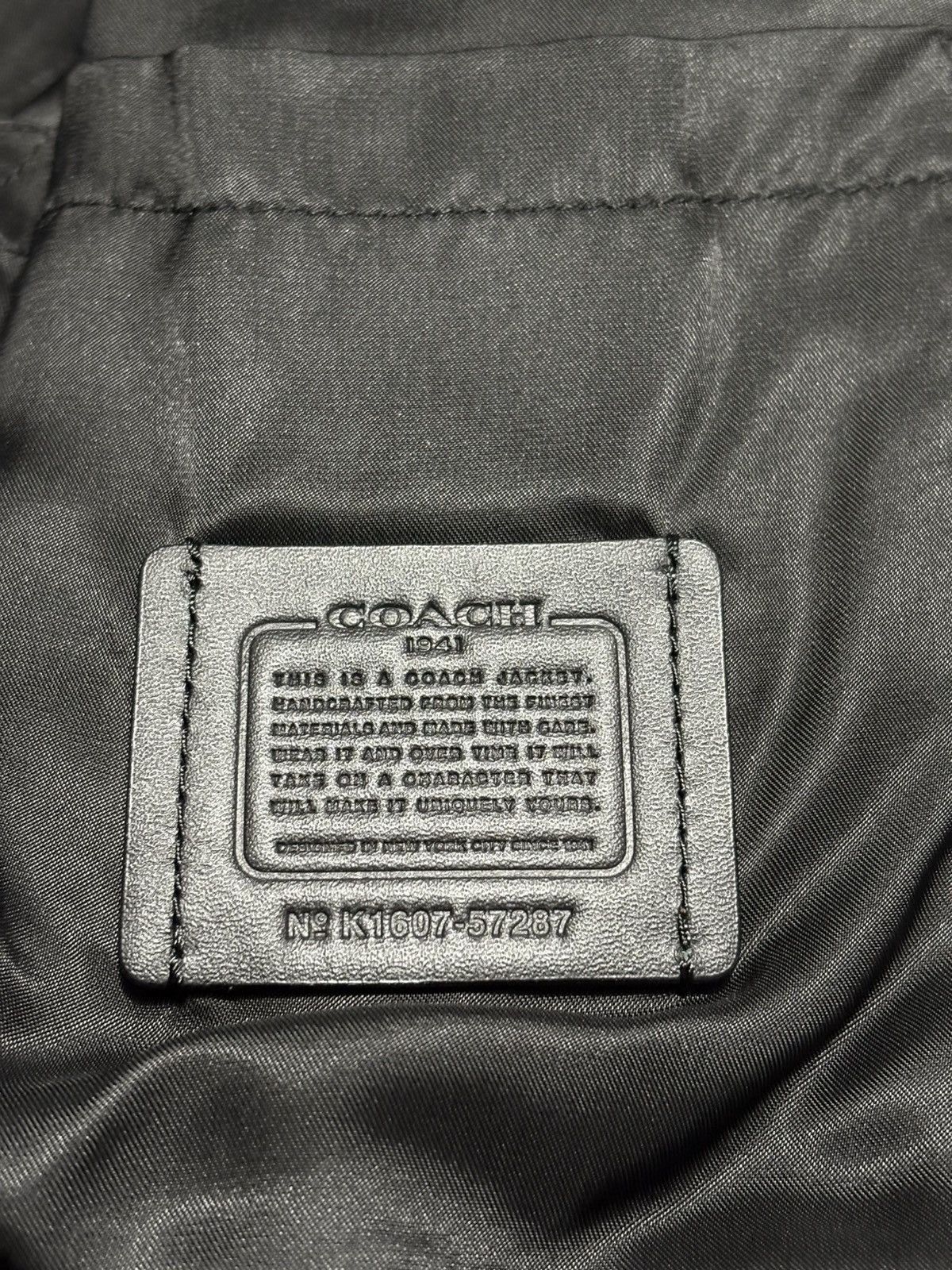 Coach 48 Coach Lambskin leather jacket 5 zip motorcycle biker vtg Size US M / EU 48-50 / 2 - 11 Thumbnail