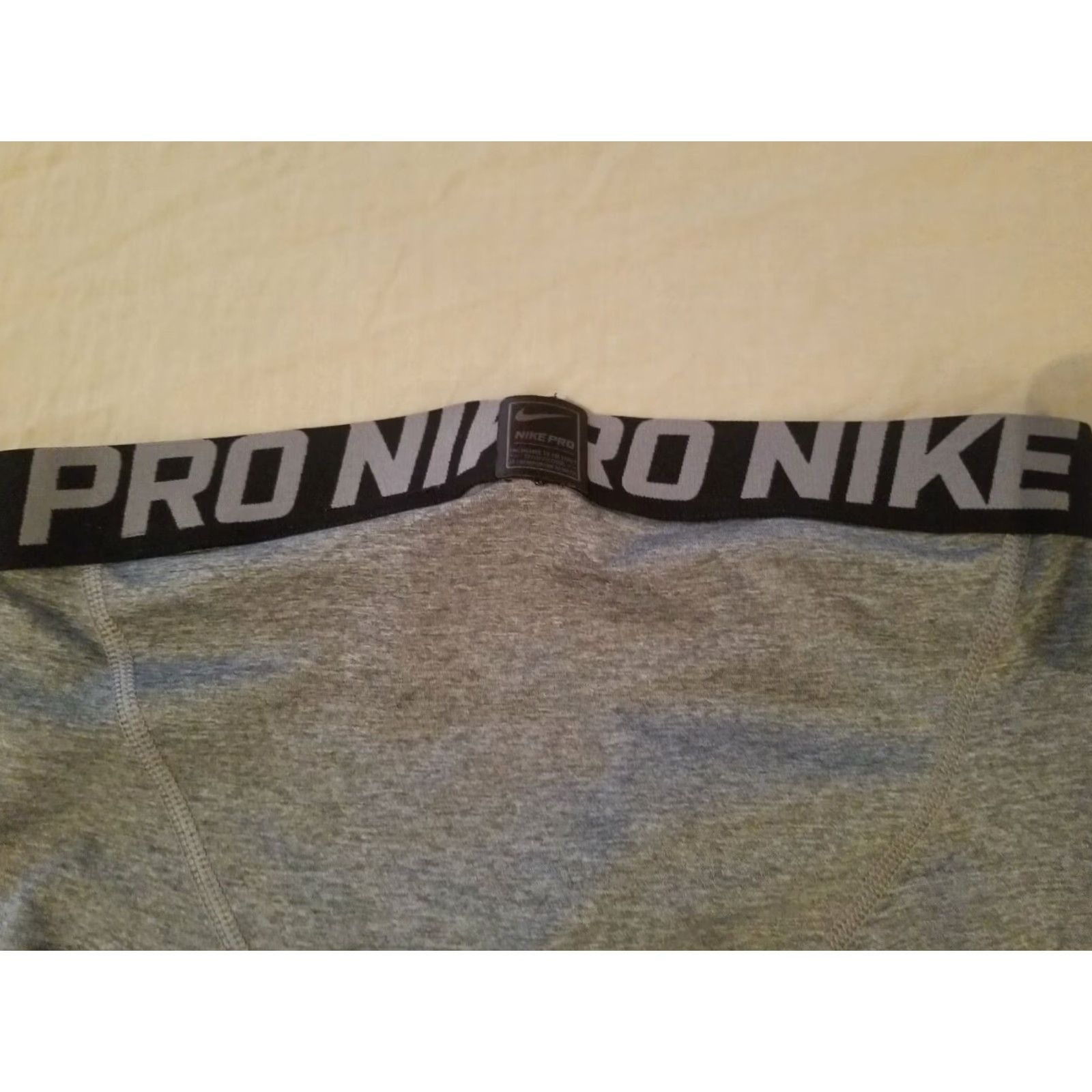 Nike Nike Pro Pants Mens Medium Gray Athletic Sweatpants Regular Size M Shirt? Size US 31 - 2 Thumbnail