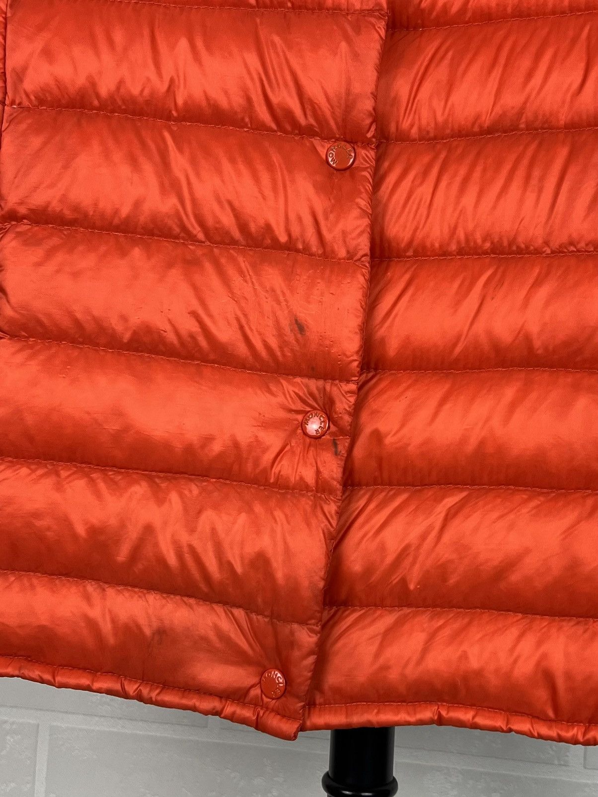 Moncler MONCLER Down Puffer Vest LIANE GILLET Patch Logo Red Wmn’s Size M / US 6-8 / IT 42-44 - 19 Thumbnail