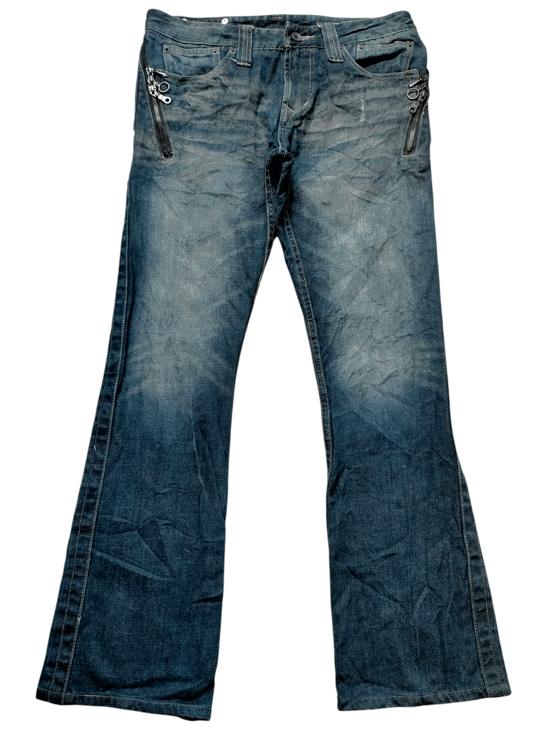 semanticdesign Semantic Design Flare Japanese Multipocket Denim Size US 32 / EU 48 - 2 Thumbnail