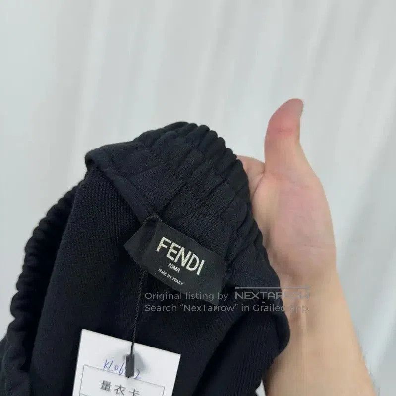 Fendi Fendi Summer Black Cotton Logo Shorts . Size US 26 / EU 42 - 5 Thumbnail