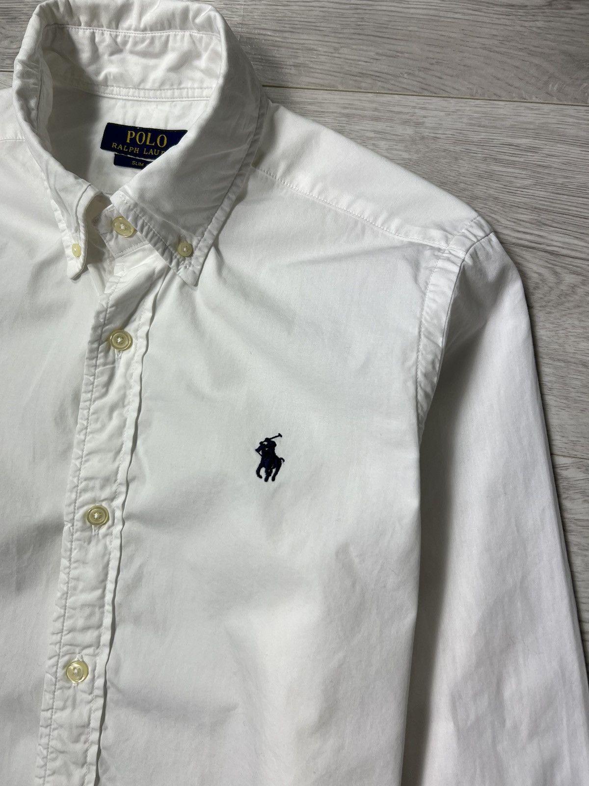 Polo Ralph Lauren Polo Ralph Lauren White Long Sleeve Button Up Shirt Size US S / EU 44-46 / 1 - 4 Thumbnail