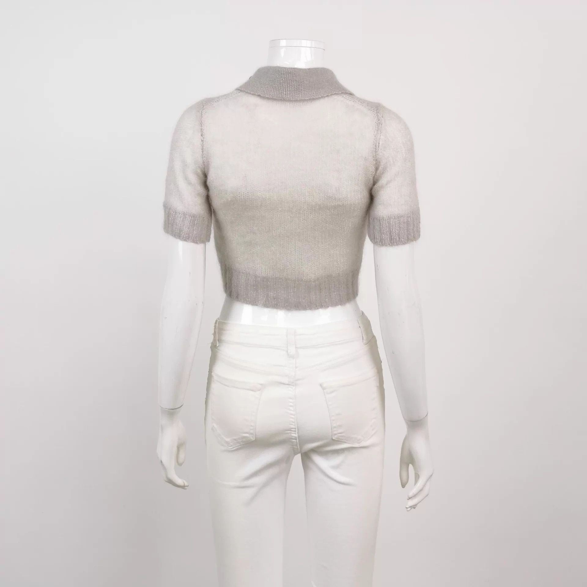 Acne Studios Acne Studios Short Sleeve Sweater Size XXS / US 00 / IT 34 - 3 Thumbnail