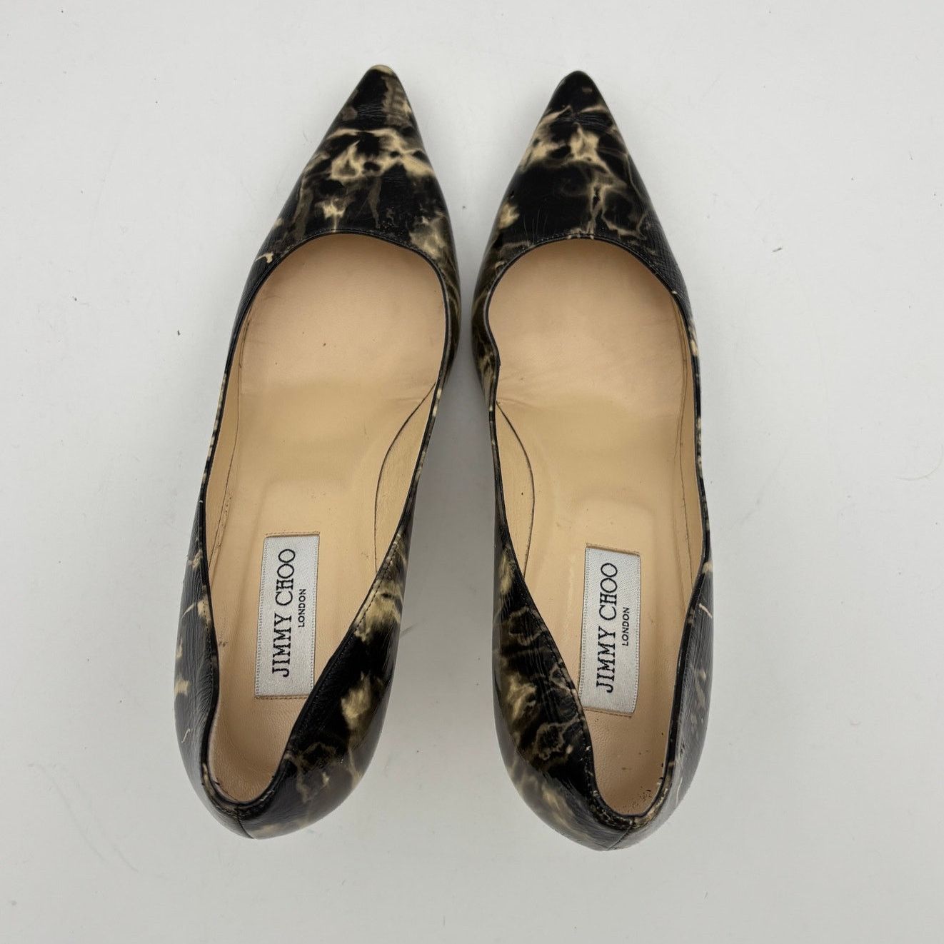 Jimmy Choo Jimmy Choo Romy 85 Patent Leather Heels Pumps Women's 41.5 Size US 11.5 / IT 41.5 - 6 Thumbnail