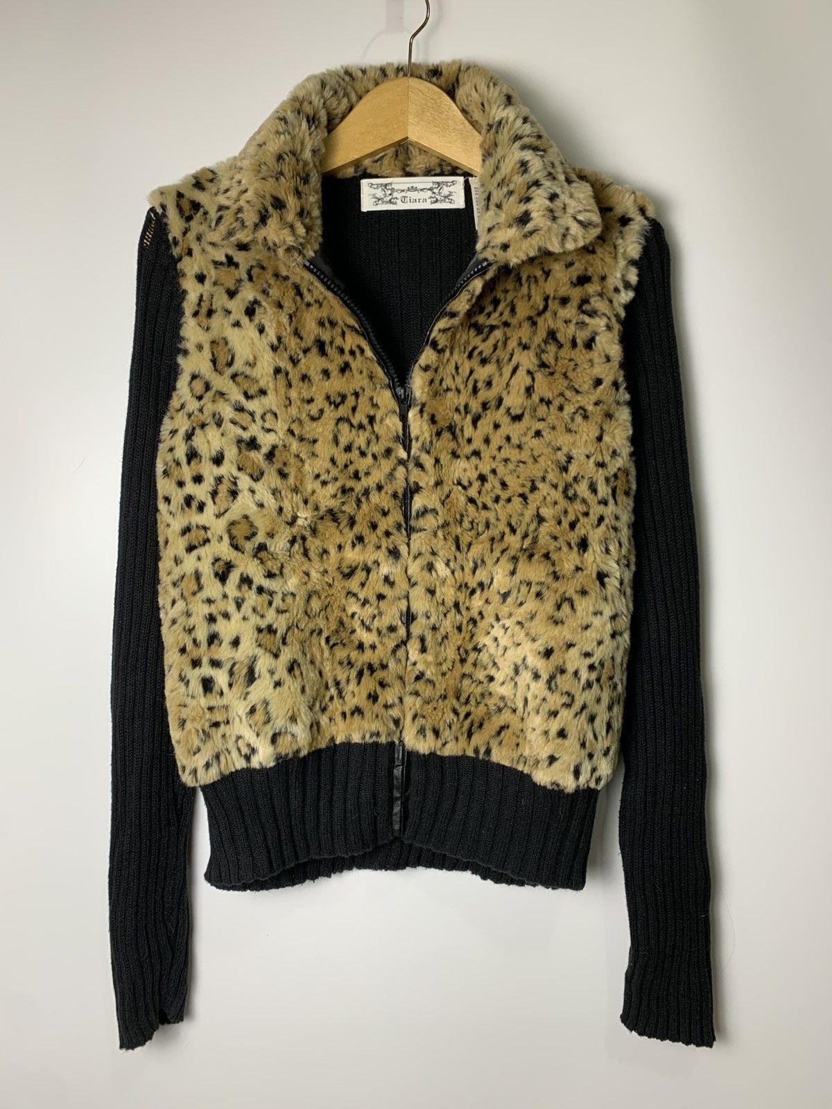 14th Addiction × Japanese Brand × KMRii grunge style leopard knit fur Diara y2k Size US S / EU 44-46 / 1 - 2 Thumbnail