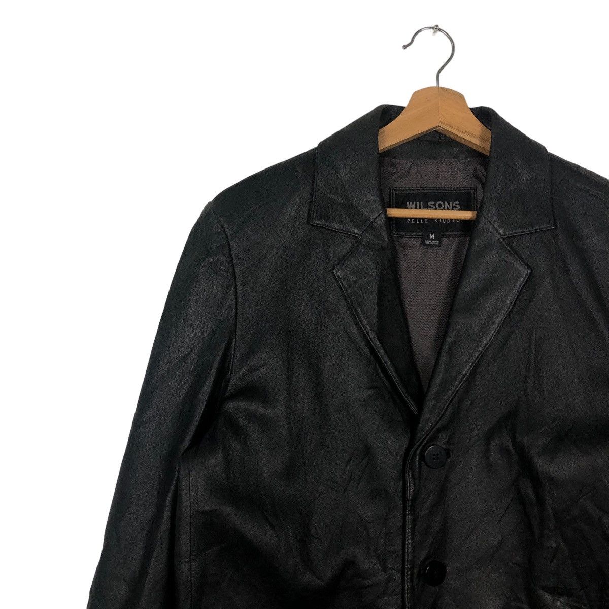 Genuine Leather 🔥90’s Biker Leather Jacket Wilsons Leather Pelle Studio Size US M / EU 48-50 / 2 - 6 Thumbnail