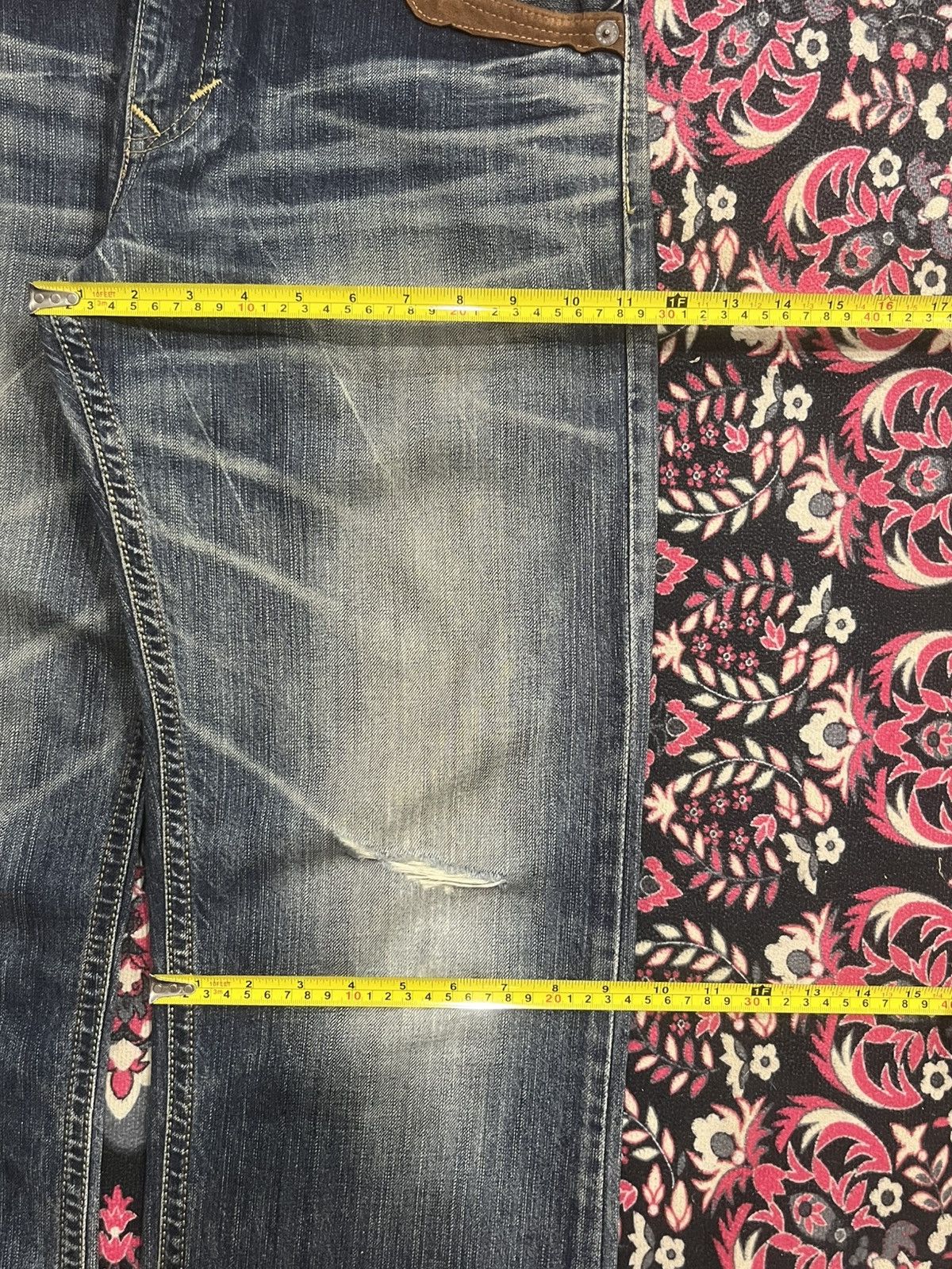 Edwin ⚡️Distressed⚡️Vintage Edwin XVS Blue Faded Washed Loose Jeans Size US 30 / EU 46 - 15 Thumbnail