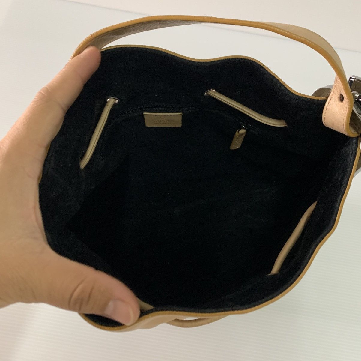 Gucci Gucci Shoulder Leather Hobo Handbag Size ONE SIZE - 11 Thumbnail