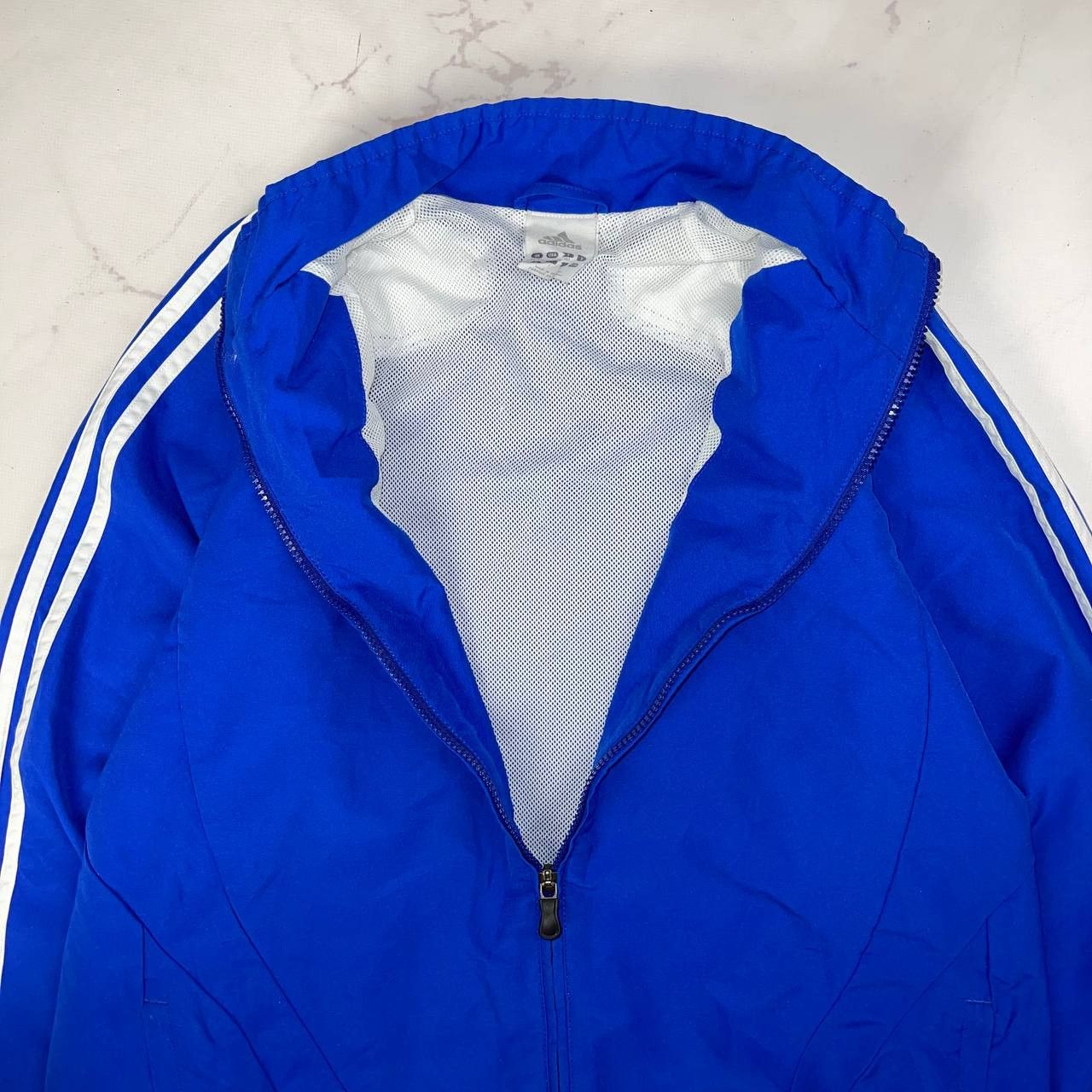 Adidas Adidas Vintage Blue Track Jacket Windbreaker Retro Jacket Size US XL / EU 56 / 4 - 5 Thumbnail