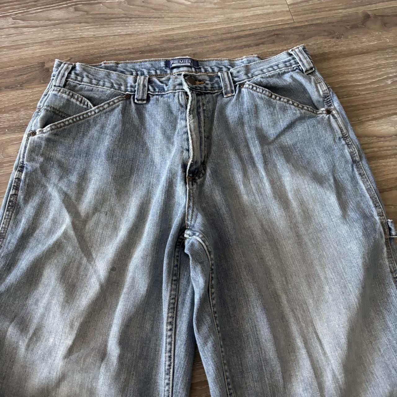 Vintage Crazy Vintage Y2K/2000s Baggy Grunge Skater Style Carpenter Denim Jeans! 34x32 Size US 34 / EU 50 - 5 Thumbnail