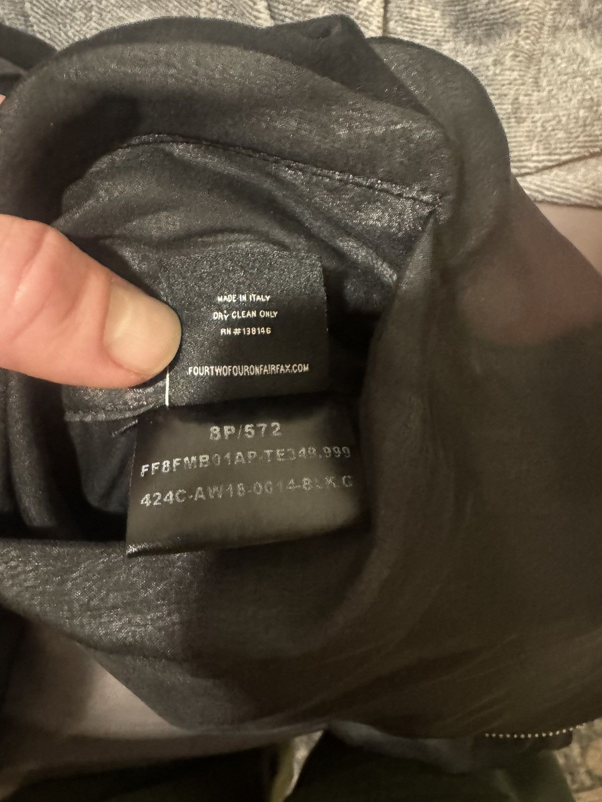 424 424 Reversible Silk Bomber Size US M / EU 48-50 / 2 - 3 Thumbnail