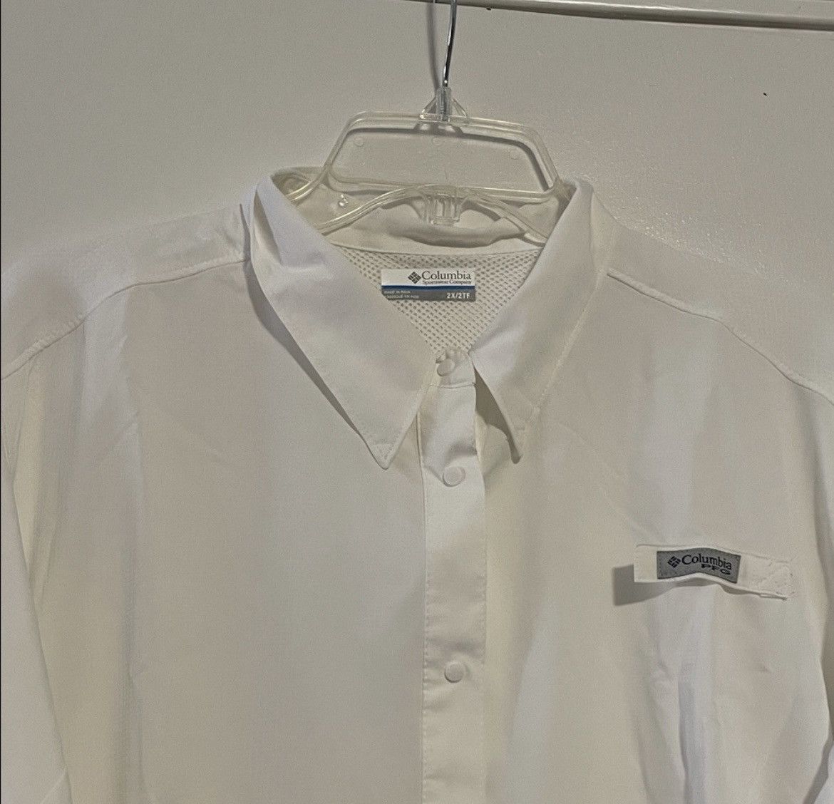 Columbia Columbia PFG Women’s White Long Sleeve Size XXL / US 16-18 / IT 52-54 - 6 Thumbnail