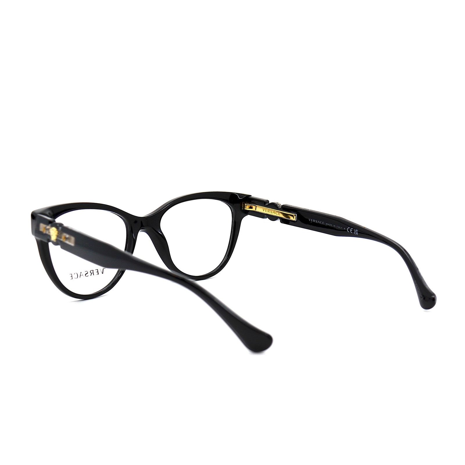 Versace NEW VERSACE VE3304 GB1 BLACK AUTHENTIC EYEGLASSES FRAME Size ONE SIZE - 4 Thumbnail