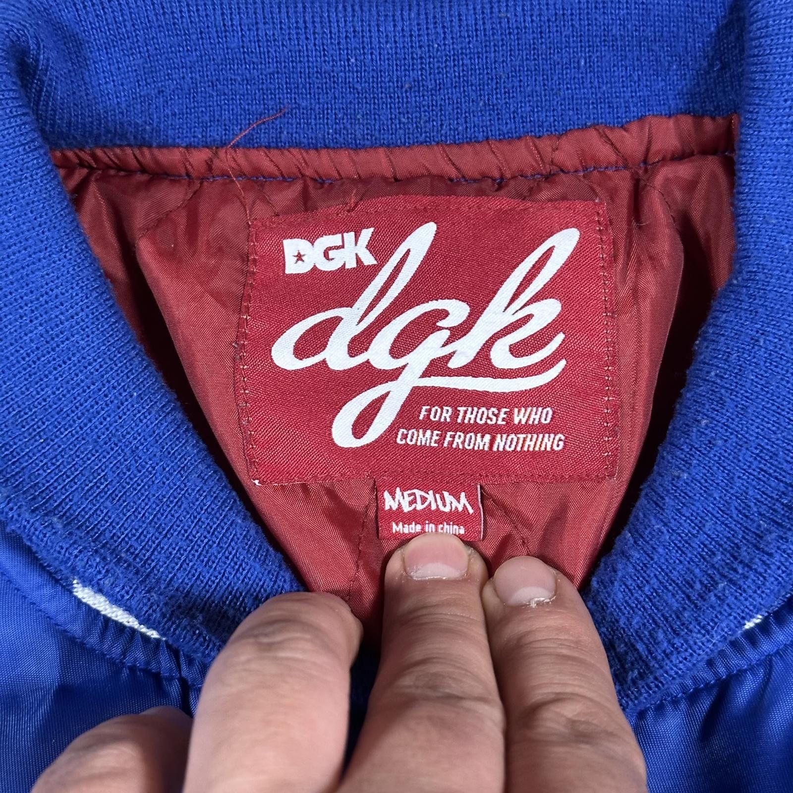 DGK DGK Mens Varsity Jacket Regular Blue Vintage Style Size US M / EU 48-50 / 2 - 5 Thumbnail