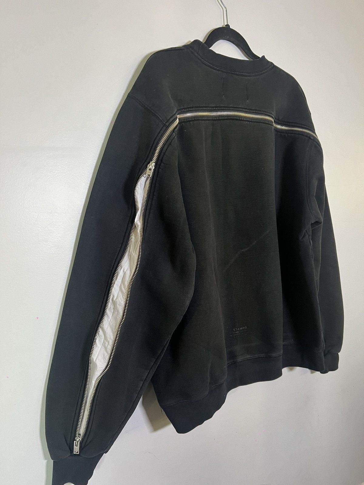Designer × Stampd Stampd Zipper Hem Heavyweight Crewneck Size US L / EU 52-54 / 3 - 7 Thumbnail
