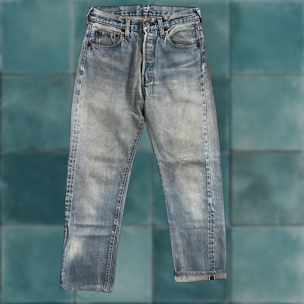 Levi's VINTAGE Levi's 501 XX Jeans Light Wash Distressed 27x28 USA 80s Mens Size US 27 - 1 Thumbnail