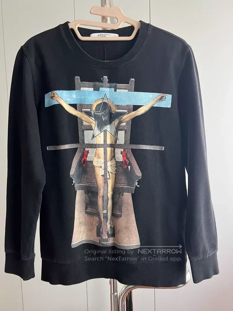 Givenchy Givenchy Black Long Sleeve Sweatshirt Size US XXS / EU 40 - 1 Thumbnail