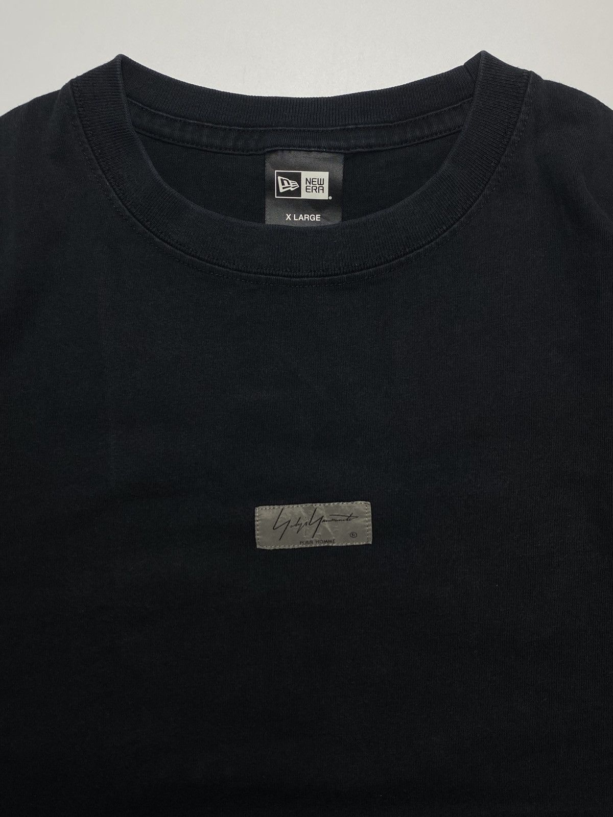Yohji Yamamoto Yohji Yamamoto x New Era - Center Logo T-Shirt Size US XL / EU 56 / 4 - 11 Thumbnail