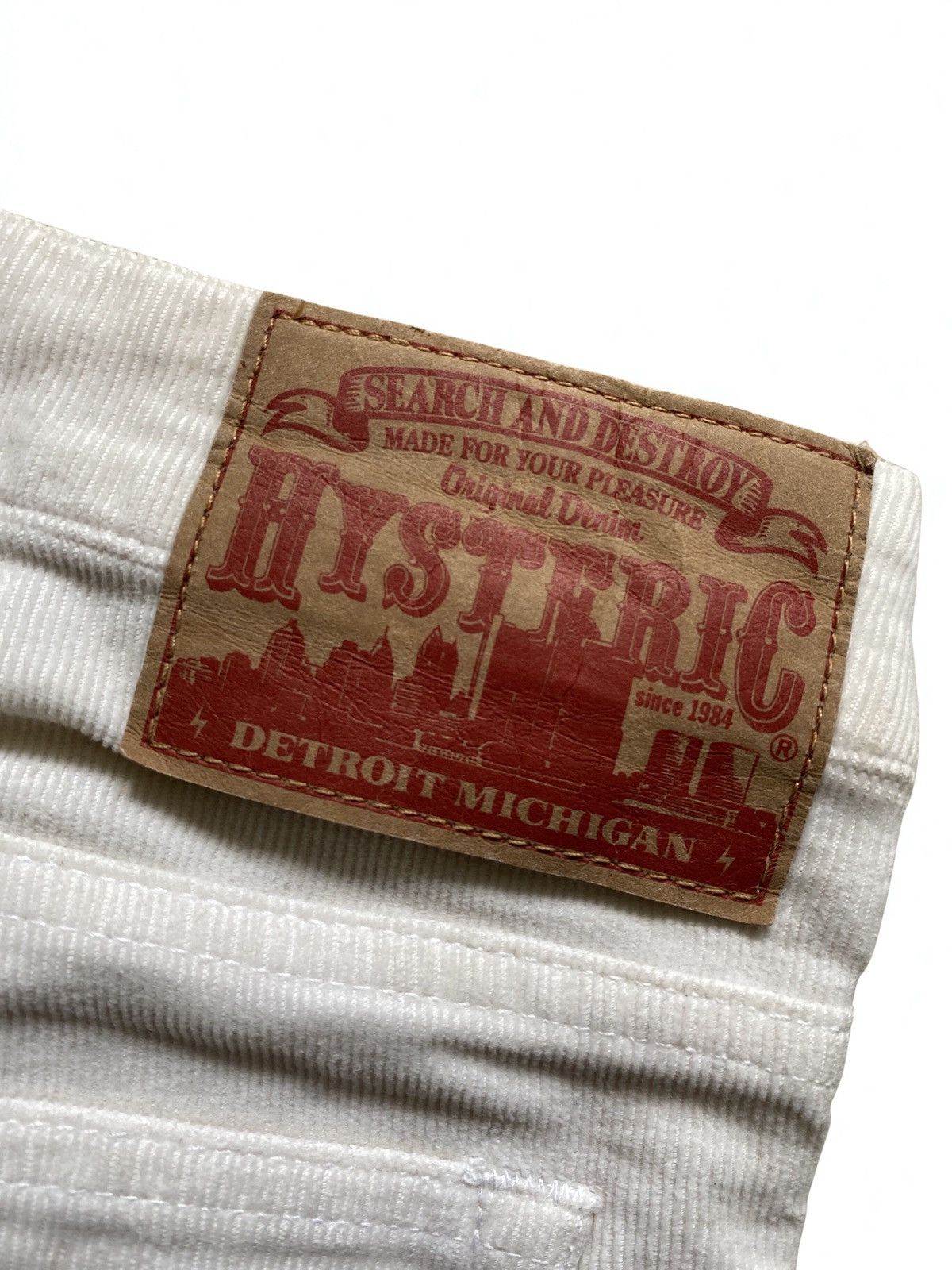 Hysteric Glamour Vintage Hysteric Glamour Detroit Michigan Corduroy Denim Size US 28 / EU 44 - 3 Thumbnail