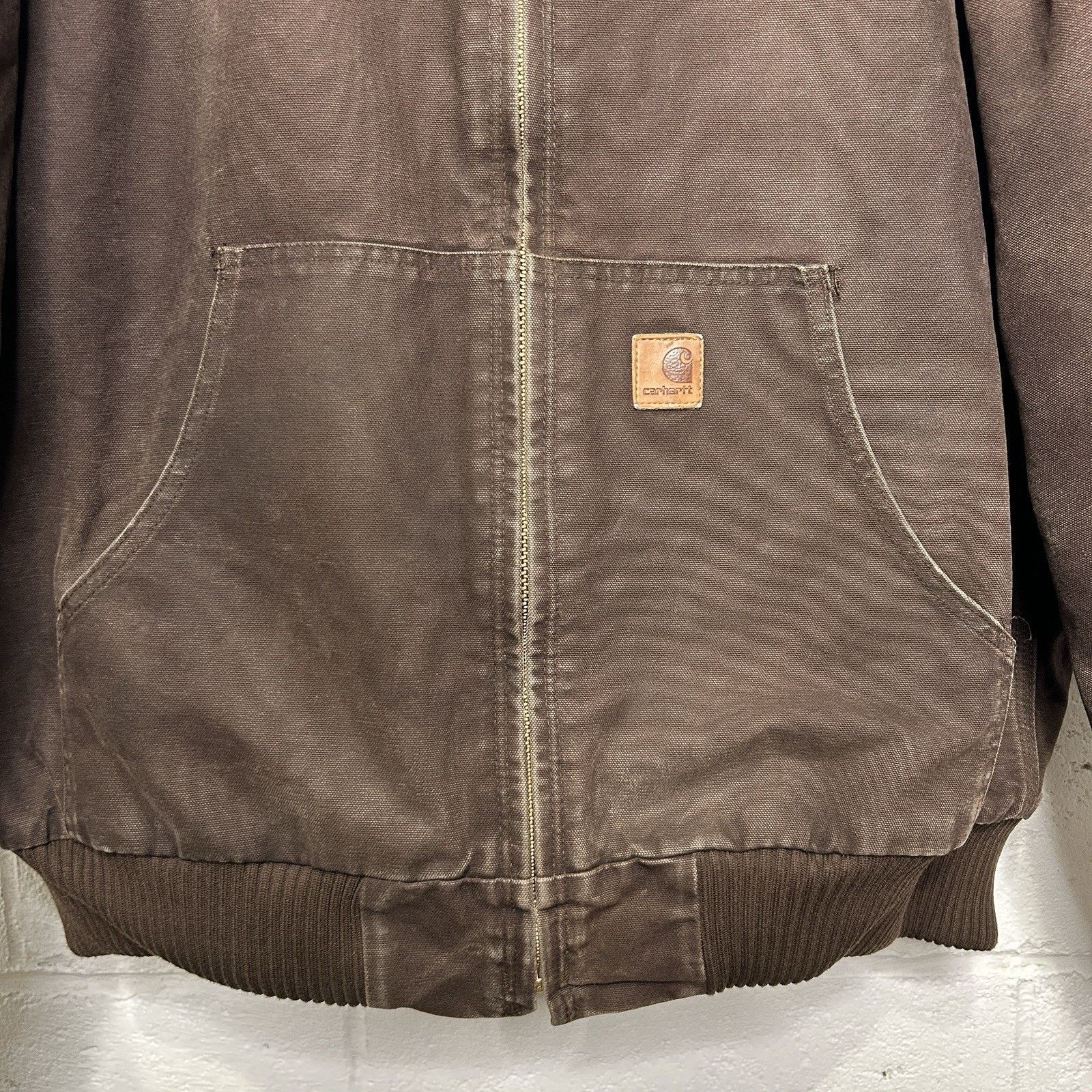 Carhartt Vintage Carhartt Hooded Active Jacket “Dark Brown” J130 DKB Size US XL / EU 56 / 4 - 4 Thumbnail