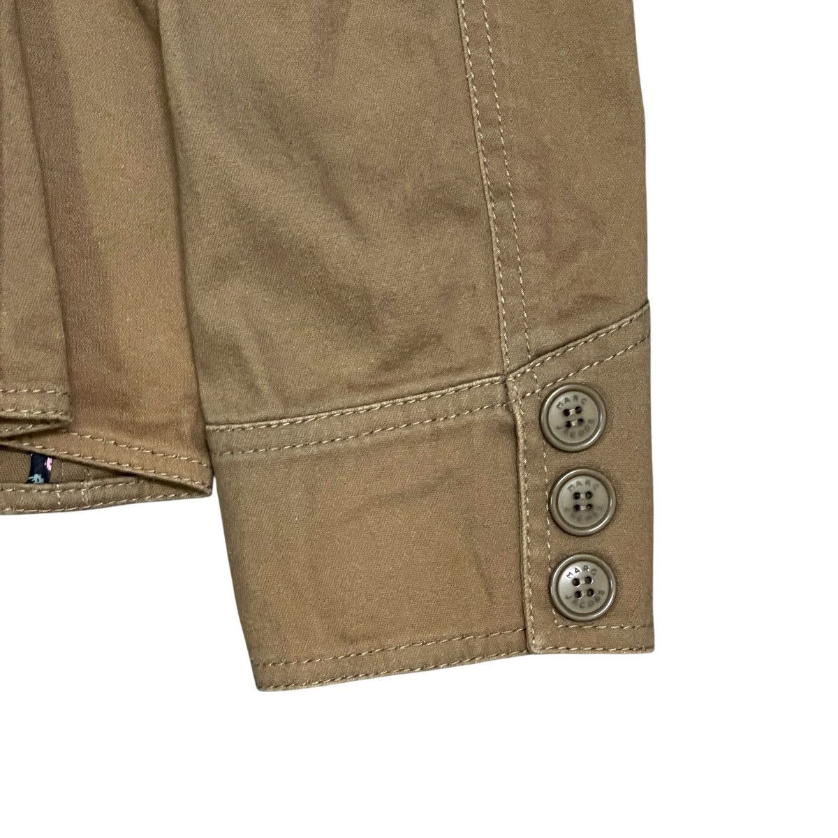 Marc Jacobs Marc Jacobs Y2k Khaki Utility Military Style Blazer Jacket Size XS / US 0-2 / IT 36-38 - 12 Thumbnail