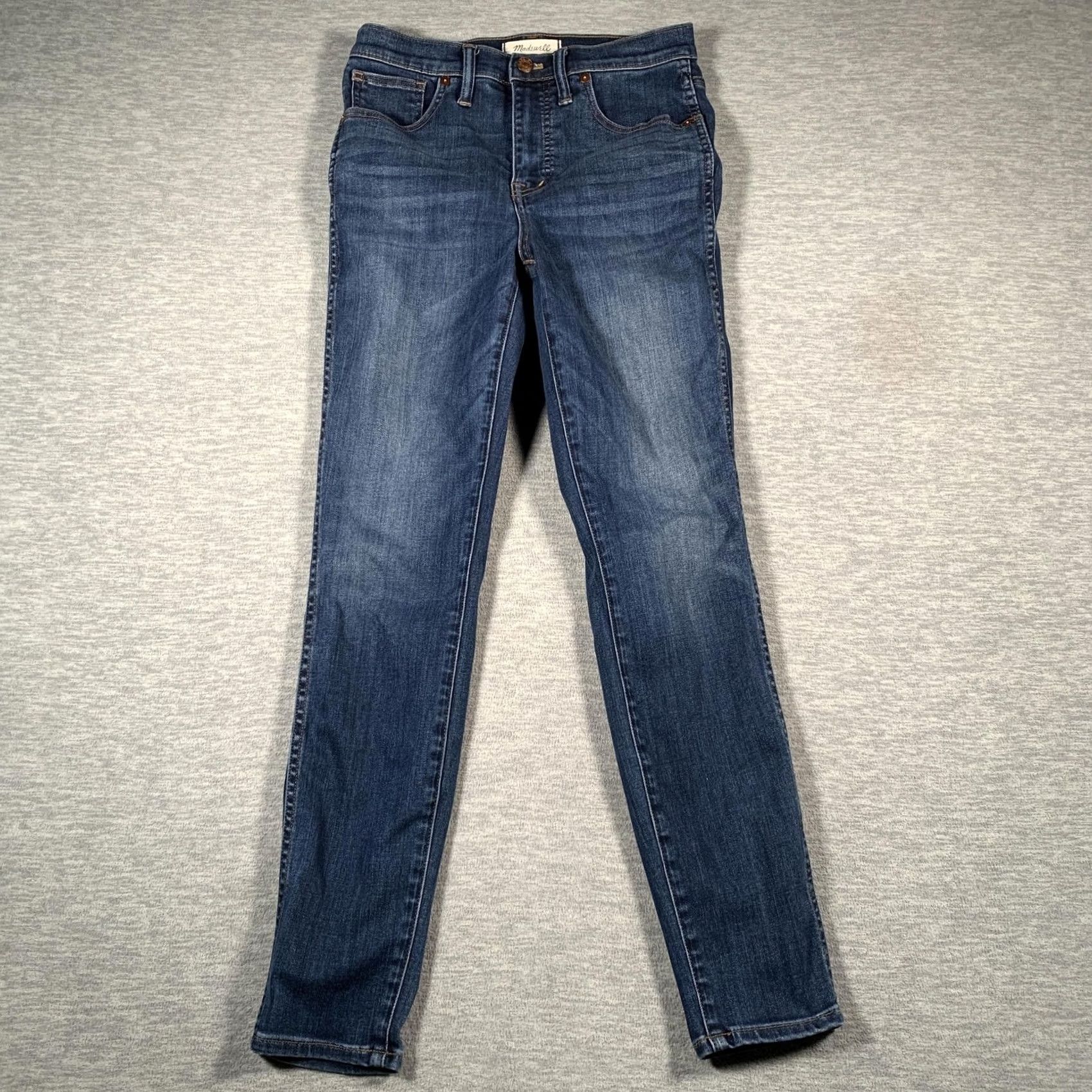 Madewell Madewell Jeans Womens 27 Medium Wash Blue 10-Inch High-Rise Skinny Denim Size 27" / US 4 / IT 40 - 2 Thumbnail