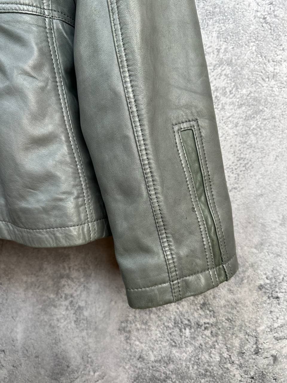 Burberry Burberry London Leather Biker Jacket Double Breasted Gray Size M / US 6-8 / IT 42-44 - 11 Thumbnail