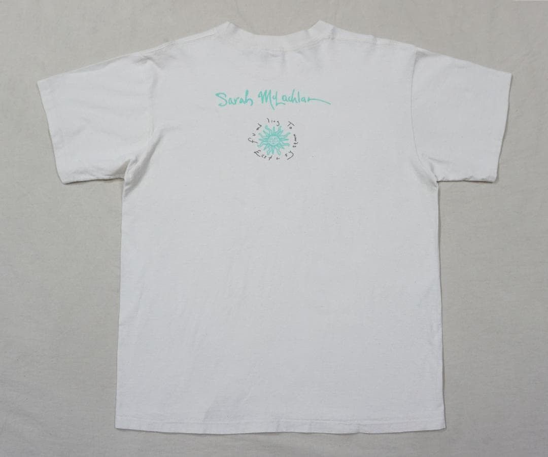 Band Tees 90's USA Made Sarah McLachlan T-Shirt Vintage Size US L / EU 52-54 / 3 - 3 Thumbnail