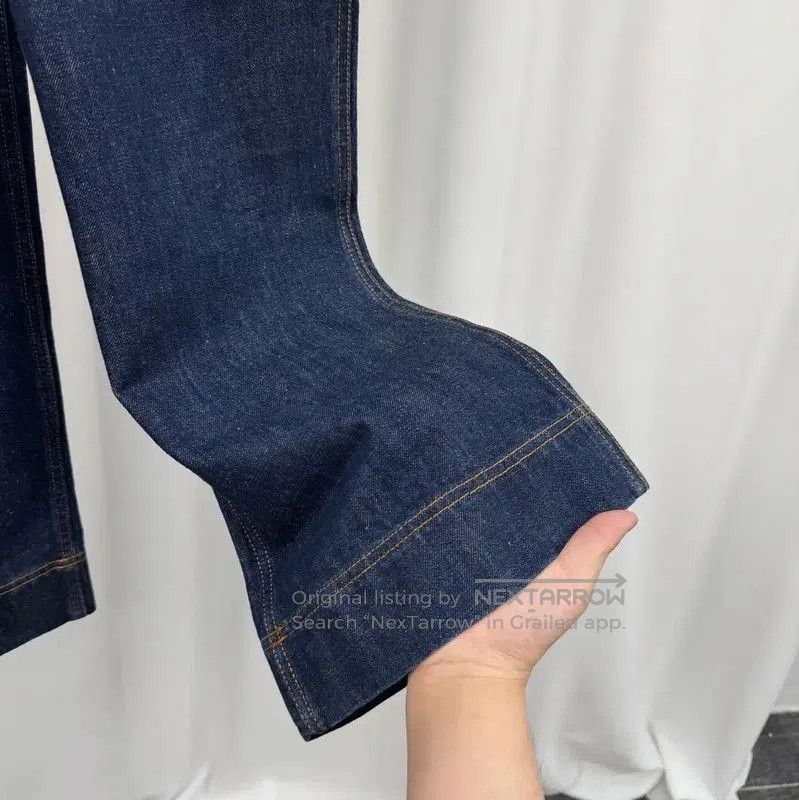 Dior Dior Blue Denim Overalls with Logo Embroidery . Size 23" - 5 Thumbnail