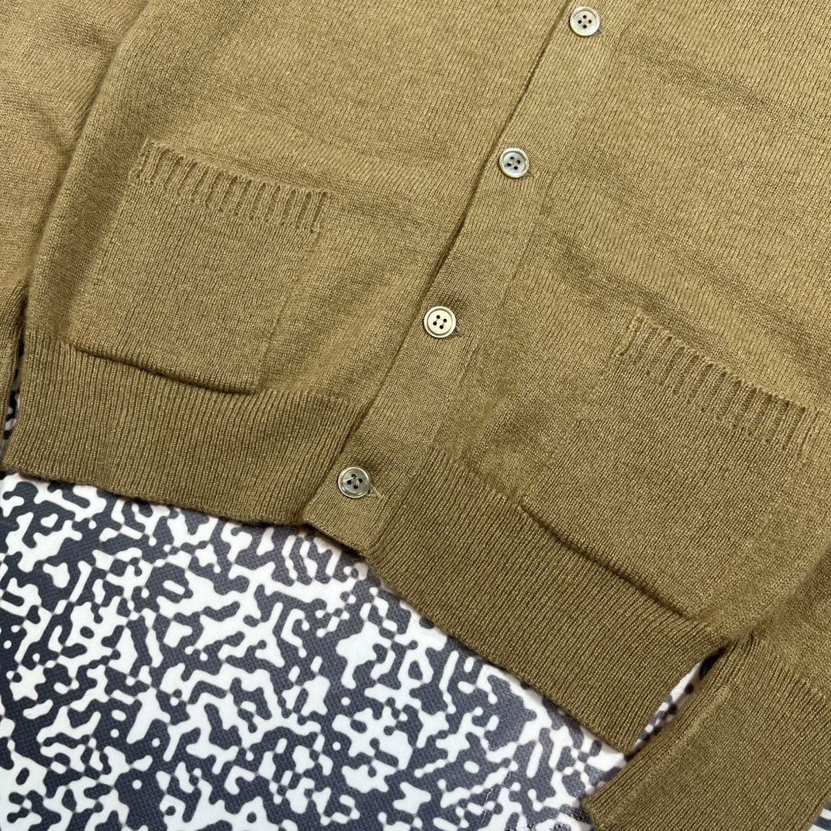 Hilditch & Key Vintage 90s Hilditch Key Camel Hair Retro Luxury Cardigan Size L / US 10 / IT 46 - 8 Thumbnail