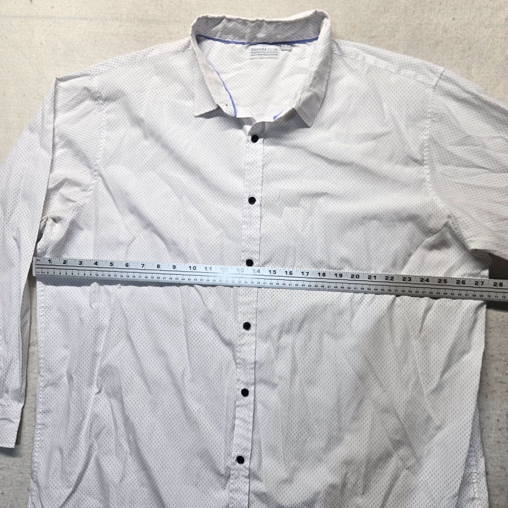 Vintage Sahara Club Shirt White Button-Up Long Sleeve Casual Adult Men's 4XL Shirt Size US XXL / EU 58 / 5 - 4 Thumbnail