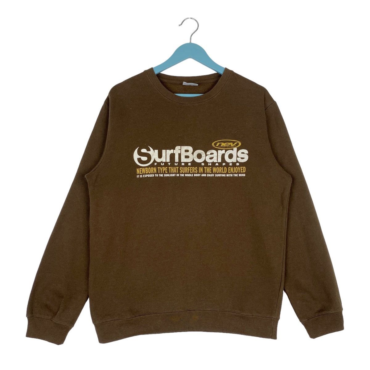 Designer × Vintage Nev Surfboards Future Shapes Sweatshirt Crewneck Pullover Size US M / EU 48-50 / 2 - 1 Thumbnail