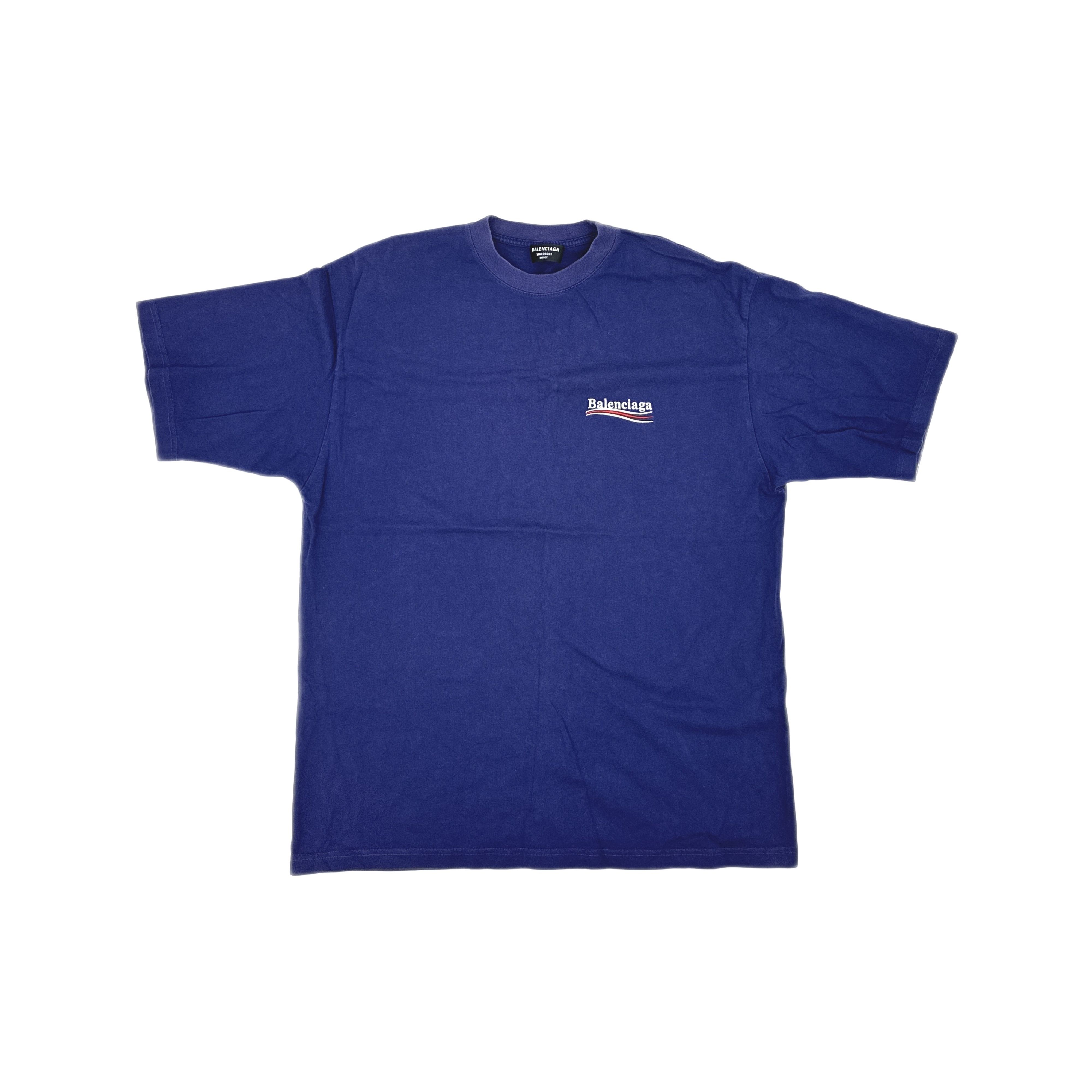 Balenciaga Balenciaga Political Campaign Logo T-Shirt L Size US L / EU 52-54 / 3 - 1 Thumbnail