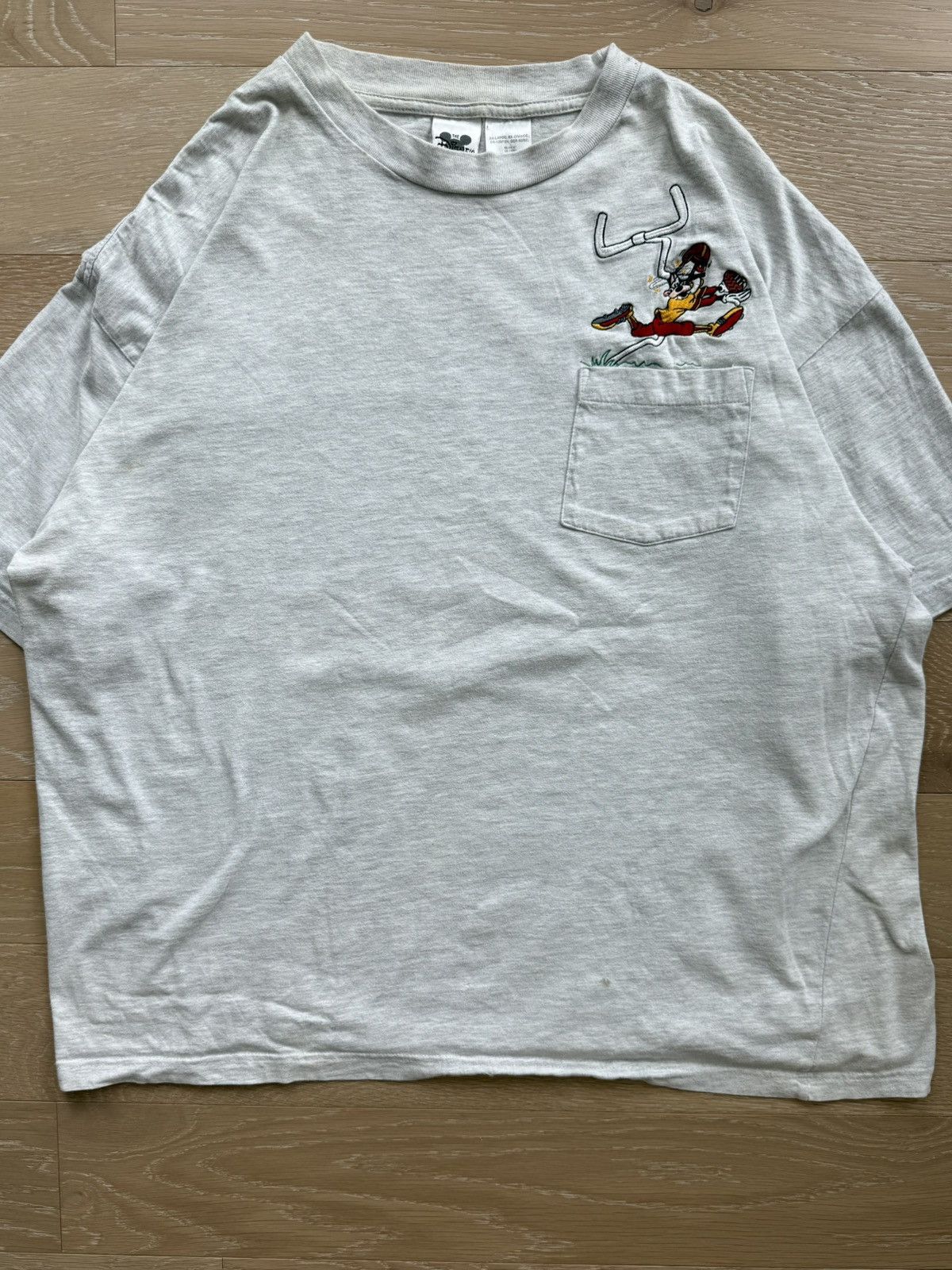 Disney Vintage Goofy Football Disney embroidered pocket shirt Size US XL / EU 56 / 4 - 2 Thumbnail
